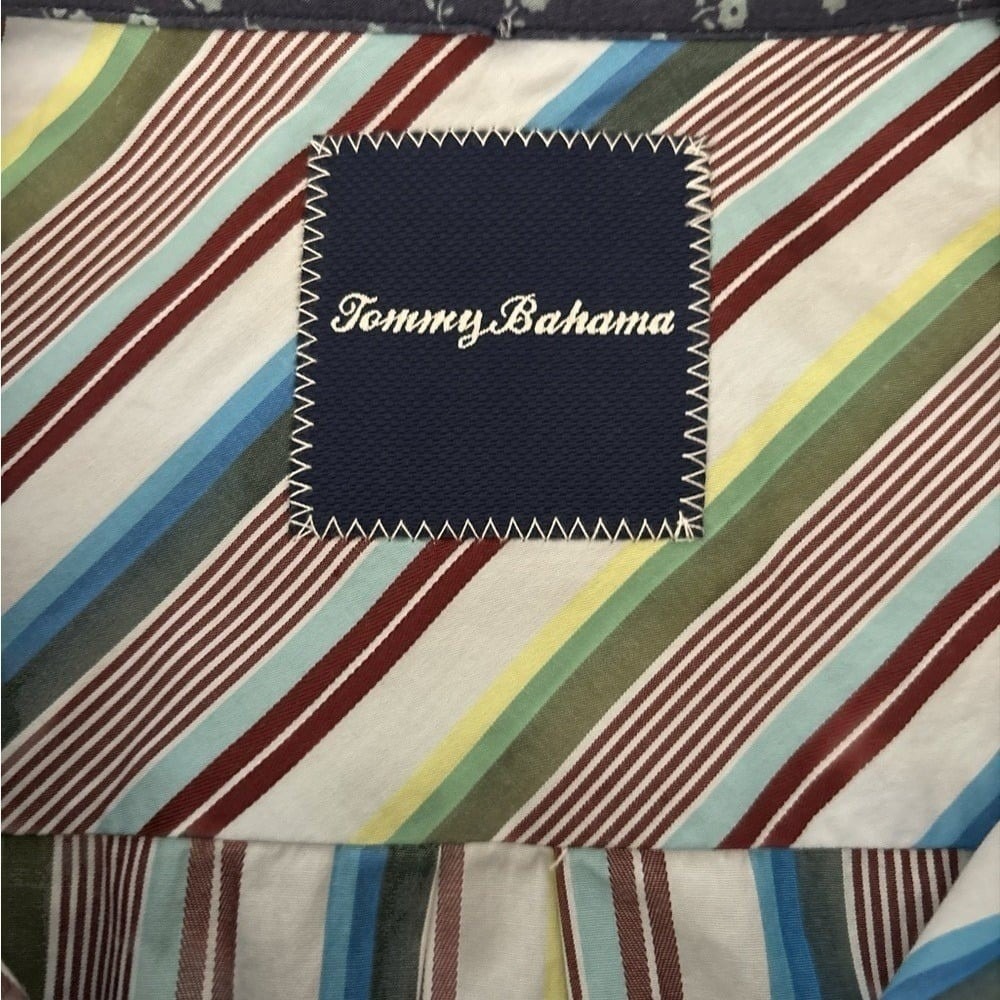 Tommy Bahama Men's Striped Long Sleeve Button Down Shirt XXL 2XL Extra Large - Picture 3 of 8